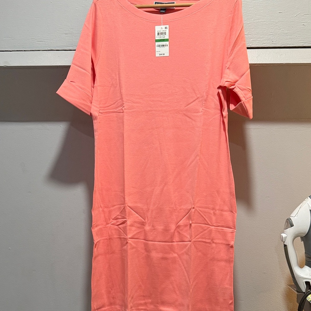 NWT Coral Short Sleeve Dress